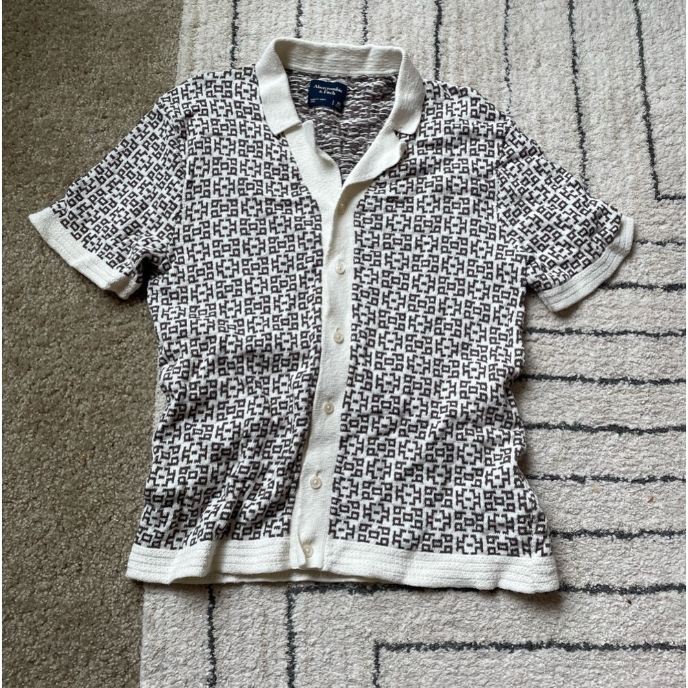 Summer patterned button down